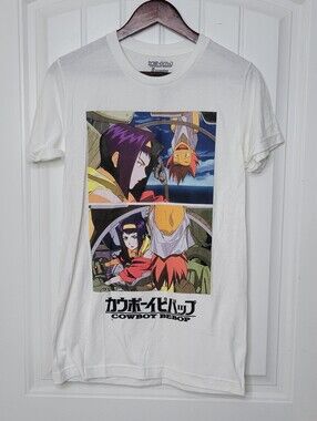 Cowboy Bebop Anime Graphic Tee White